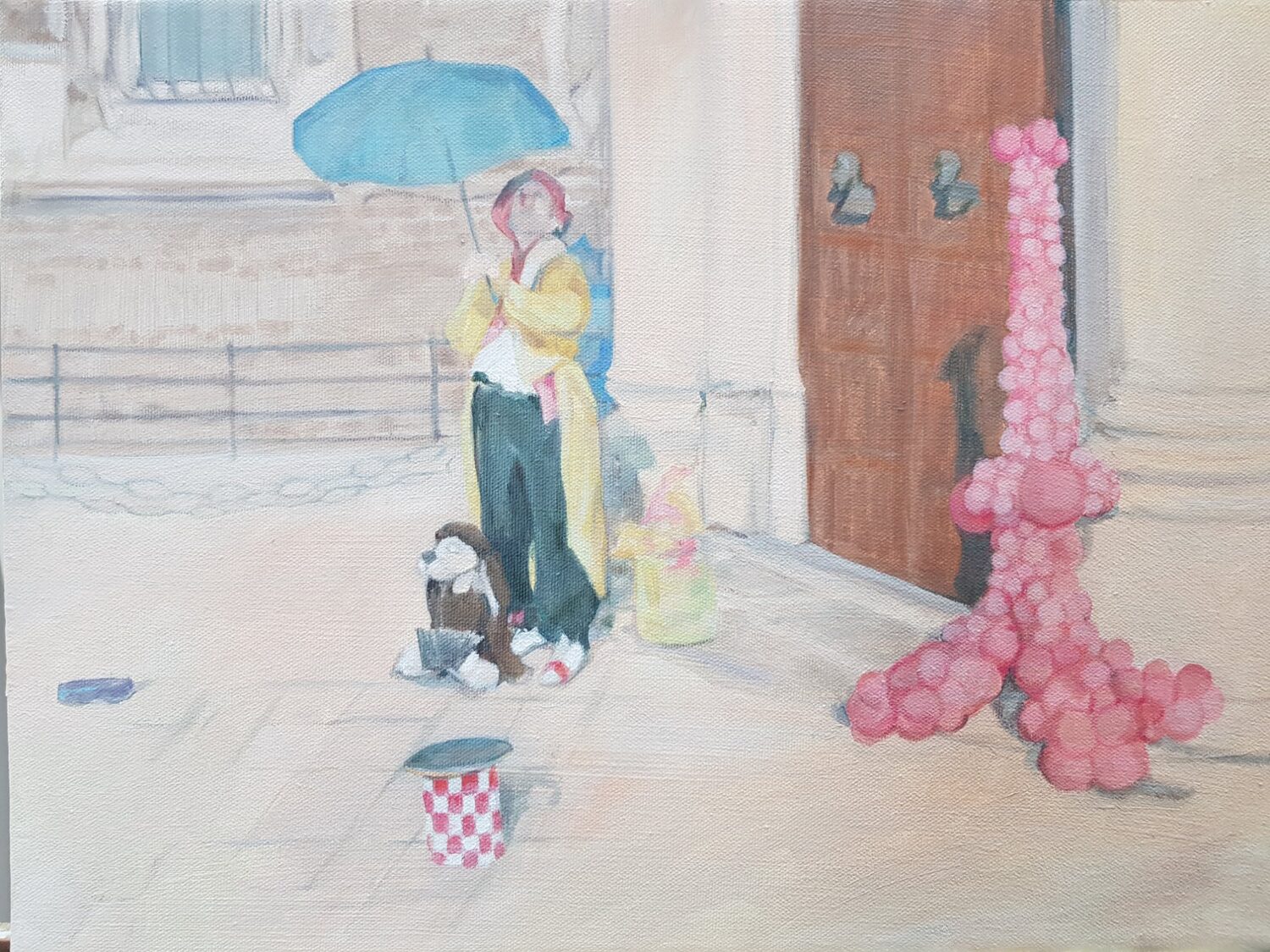 Performance, Oil on canvas, 40 × 30 cm, 2019