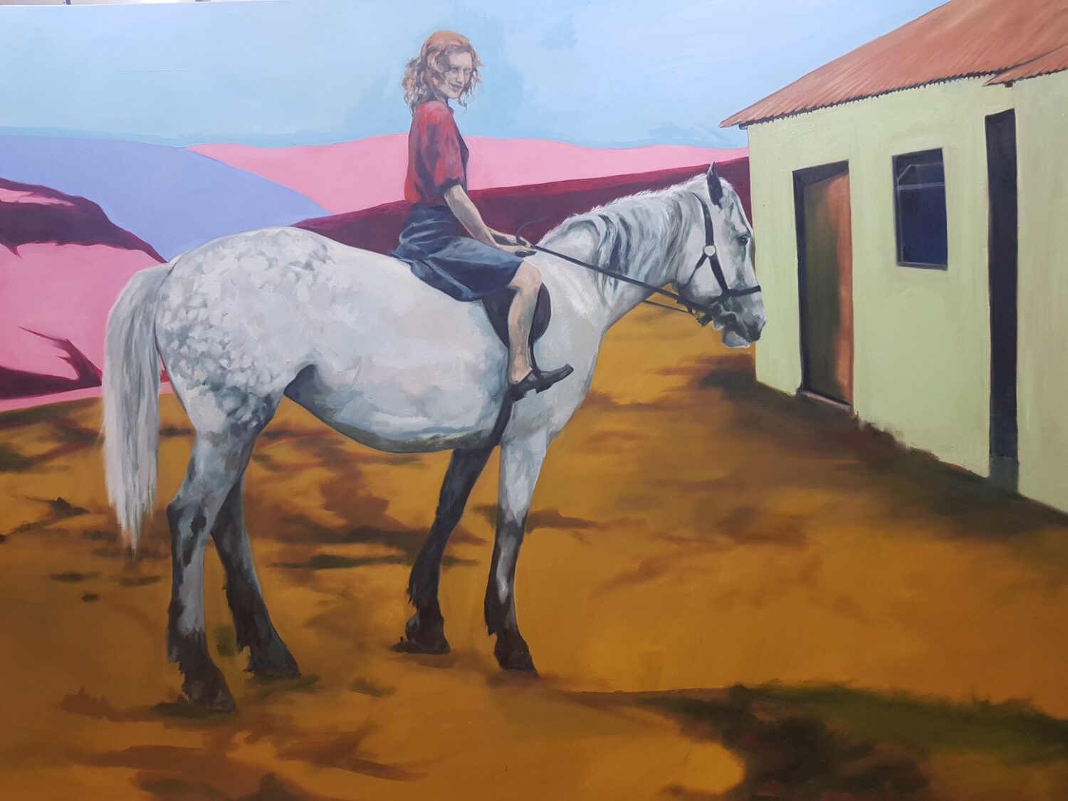 What a Beauty, Oil on canvas, 244 × 183 cm, 2020