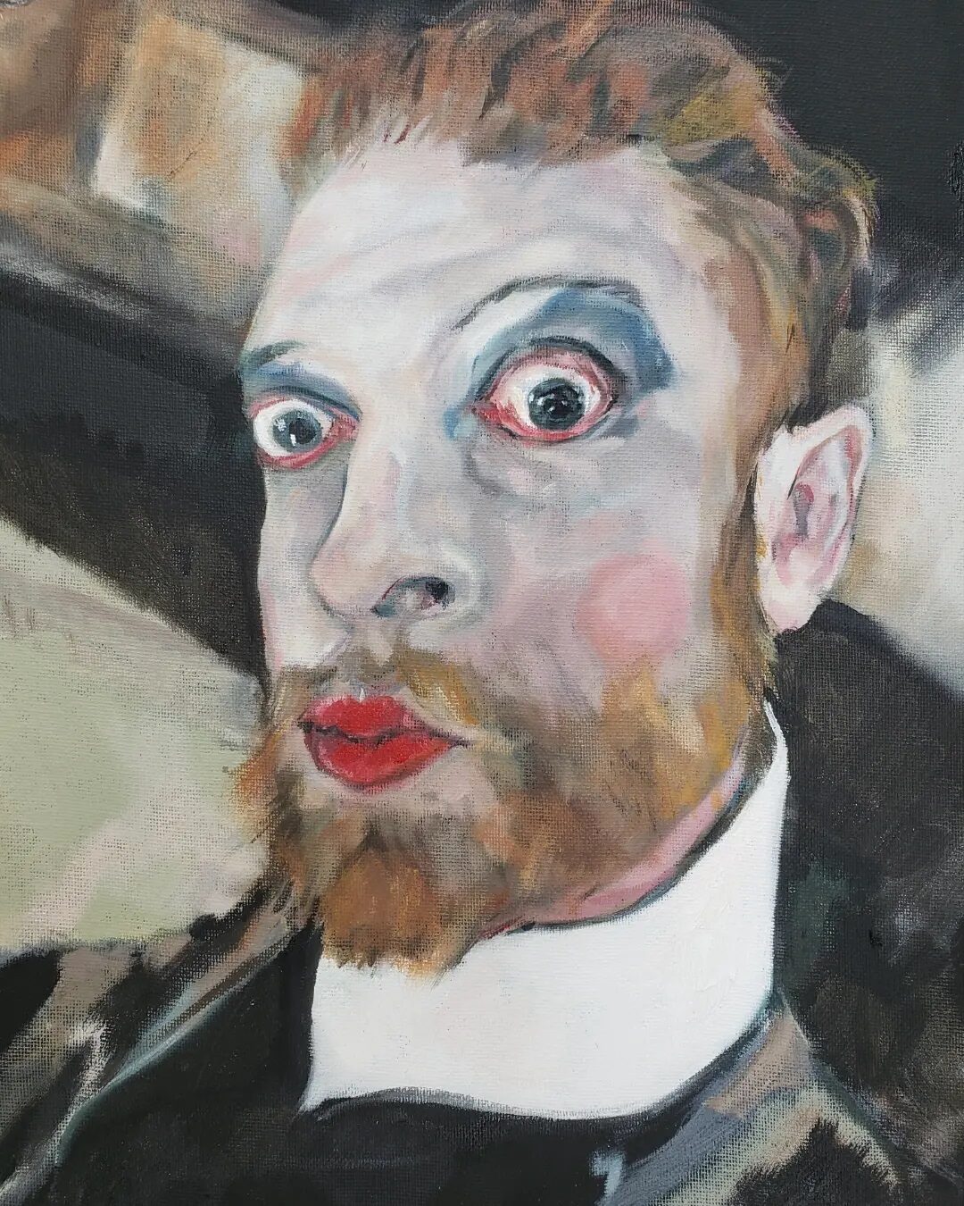 I Won't Live in a World Without Love, Oil on canvas, 244 × 183 cm, 2024