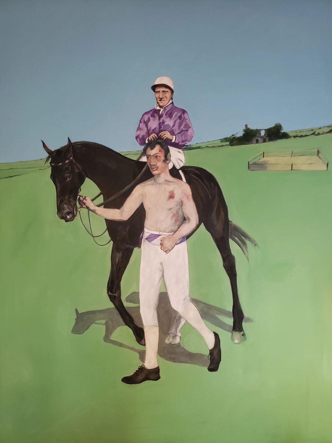 Andover Wins, Oil on canvas, 244 × 183 cm, 2026